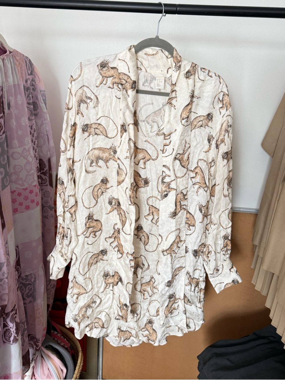 H&M | 100% Viscose Crowned Monkey Dress